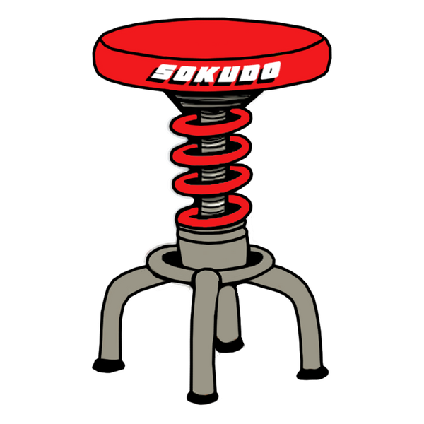 "COILOVER STOOL" SOKUDO DECAL