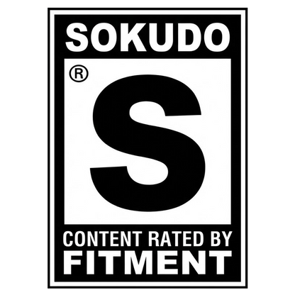 "RATED BY FITMENT" SOKUDO DECAL