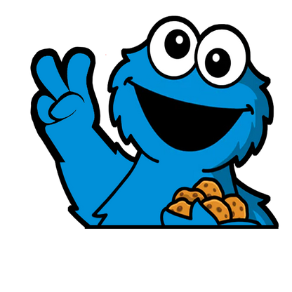 "COOKIE MONSTER" WINDOW PEEKER