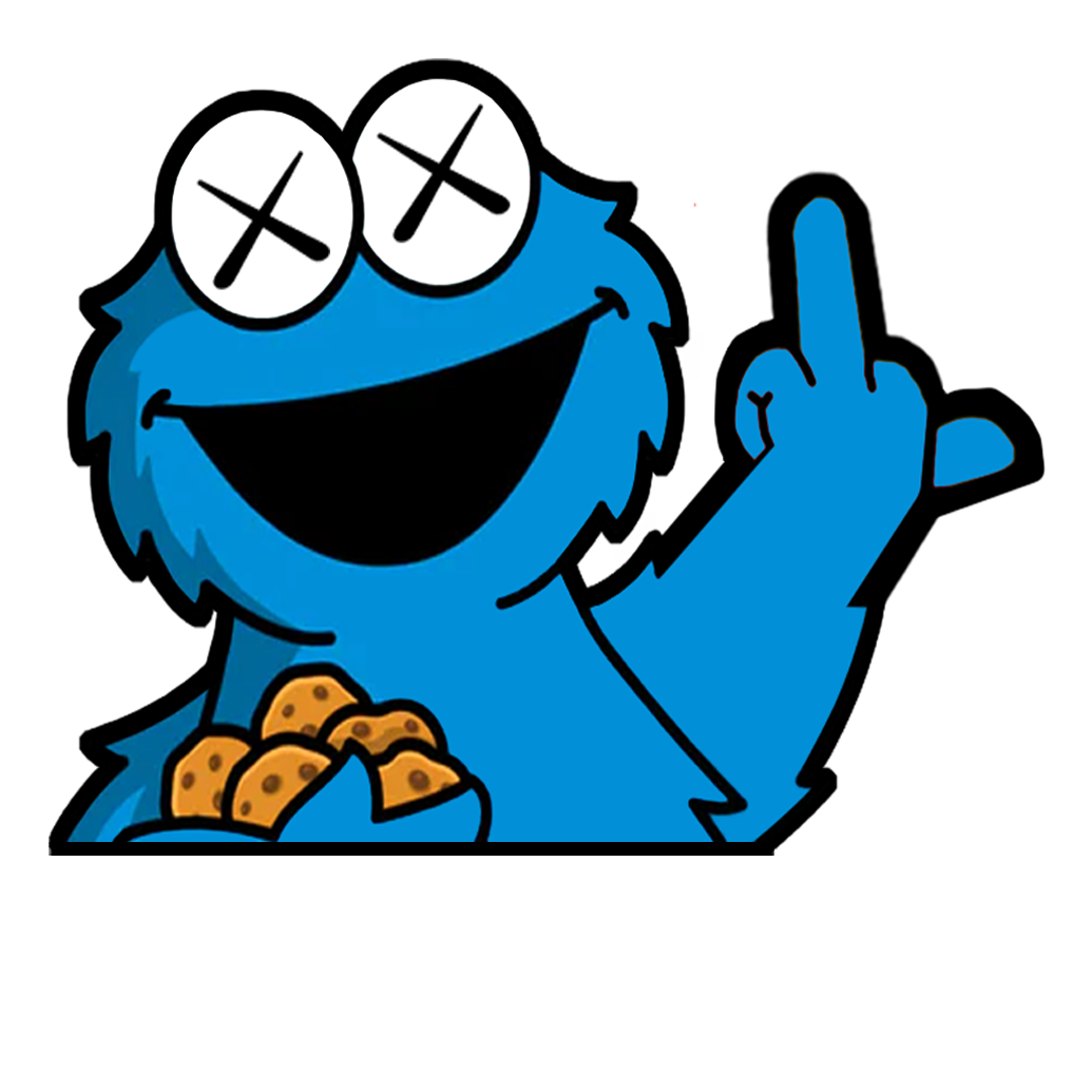 "COOKIE MONSTER" WINDOW PEEKER