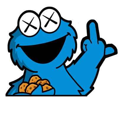 "COOKIE MONSTER" WINDOW PEEKER