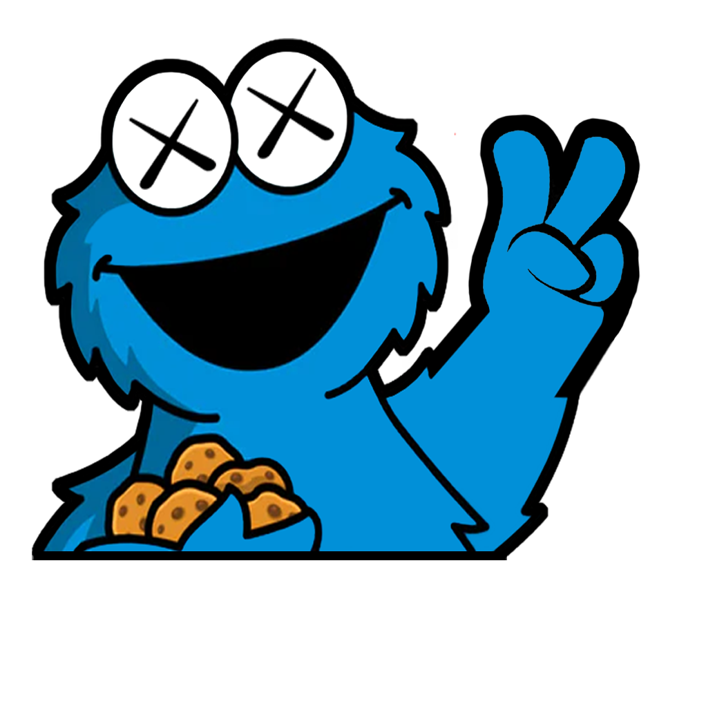 "COOKIE MONSTER" WINDOW PEEKER