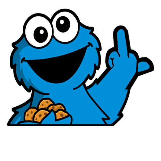 "COOKIE MONSTER" WINDOW PEEKER