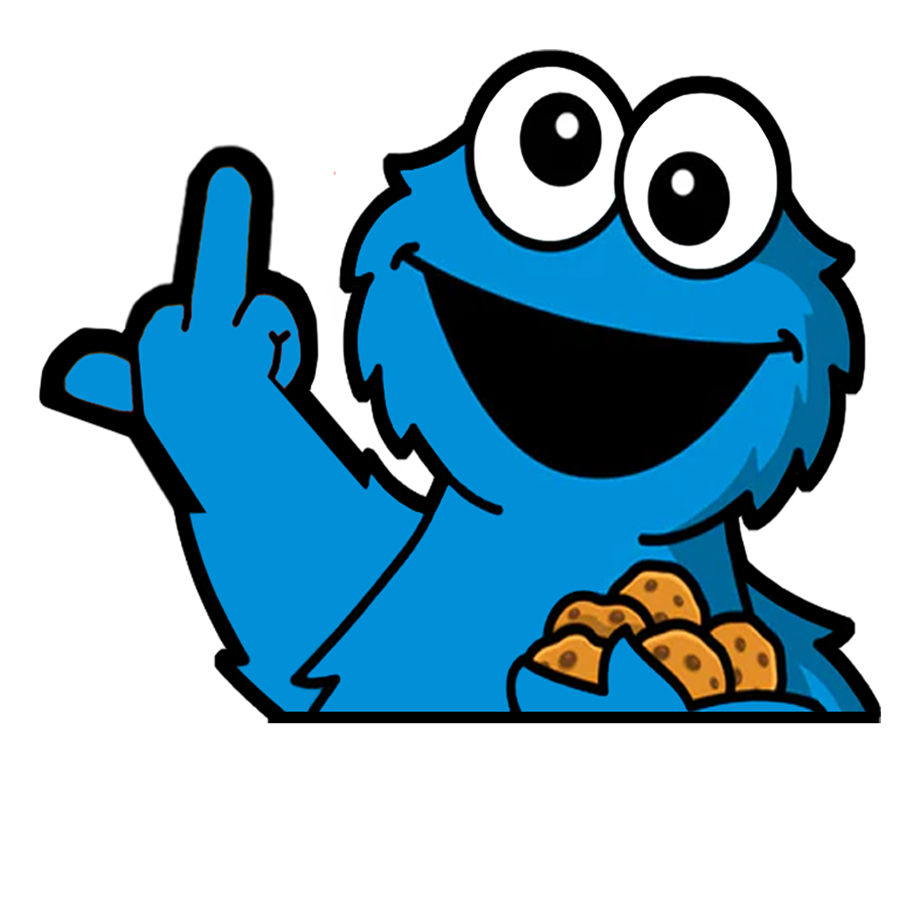 "COOKIE MONSTER" WINDOW PEEKER