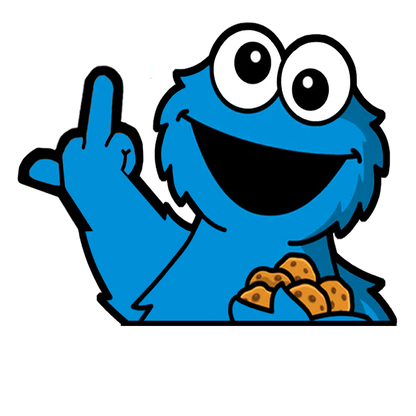 "COOKIE MONSTER" WINDOW PEEKER