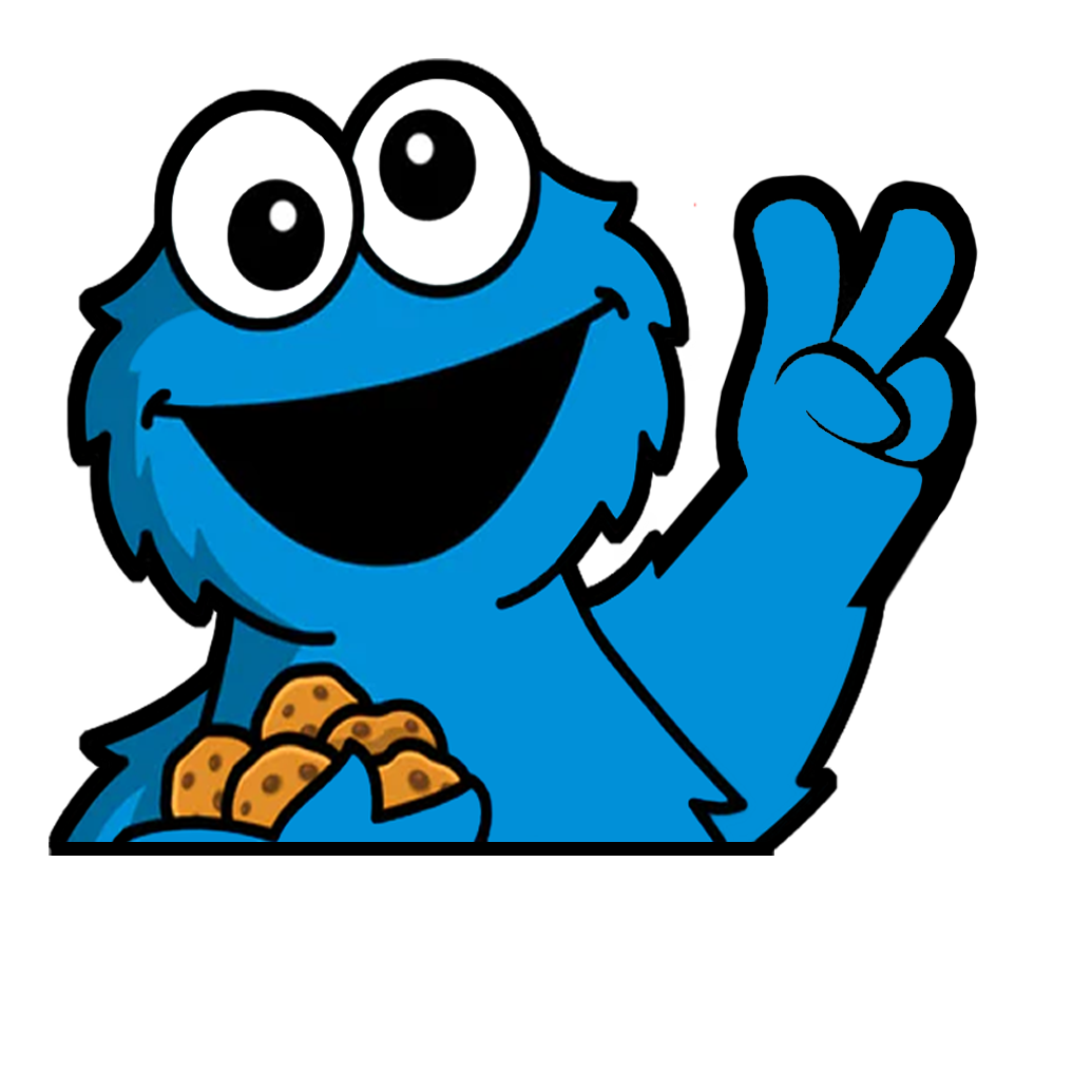 "COOKIE MONSTER" WINDOW PEEKER