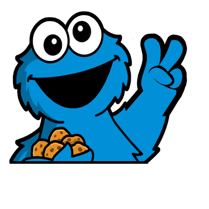 "COOKIE MONSTER" WINDOW PEEKER