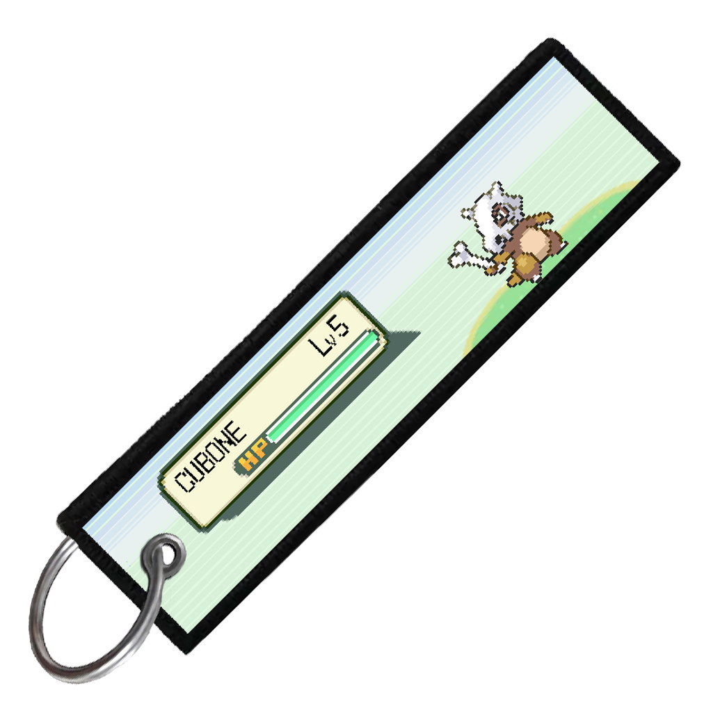 "CUBONE BATTLE ENCOUNTER" CUSTOM KEY TAG