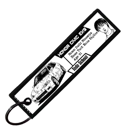 "DAIKI DRIVER STATS" CUSTOM KEY TAG