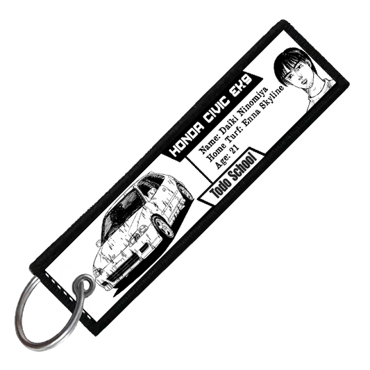"DAIKI DRIVER STATS" CUSTOM KEY TAG