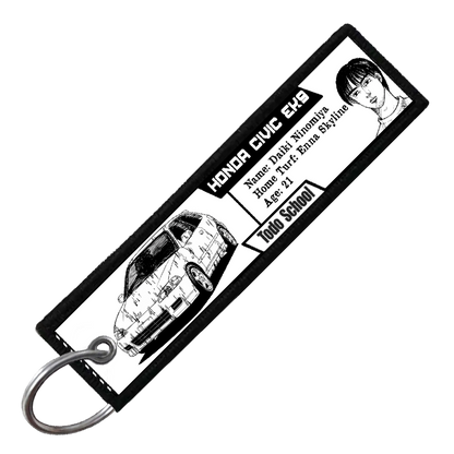 "DAIKI DRIVER STATS" CUSTOM KEY TAG