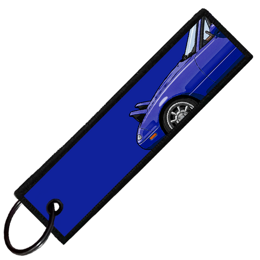 "DARK BLUE MIATA SIDE PROFILE" CUSTOM KEY TAG