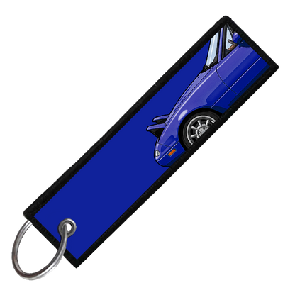 "DARK BLUE MIATA SIDE PROFILE" CUSTOM KEY TAG