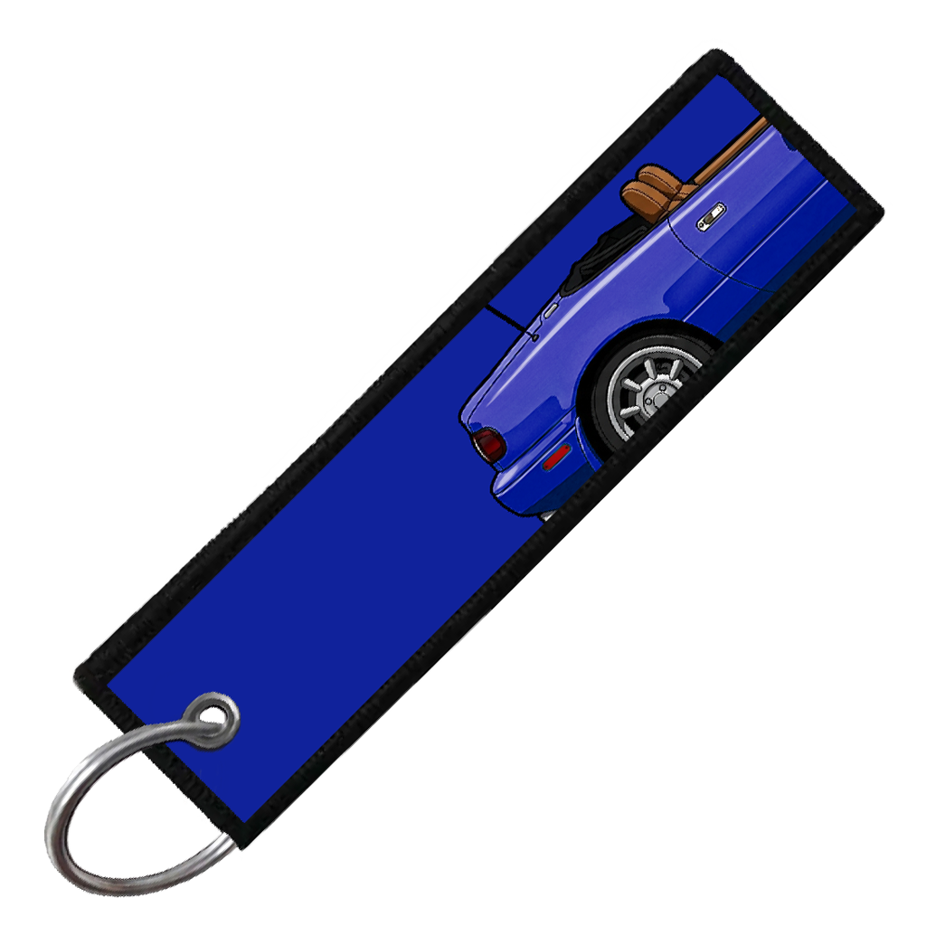 "DARK BLUE MIATA SIDE PROFILE" CUSTOM KEY TAG