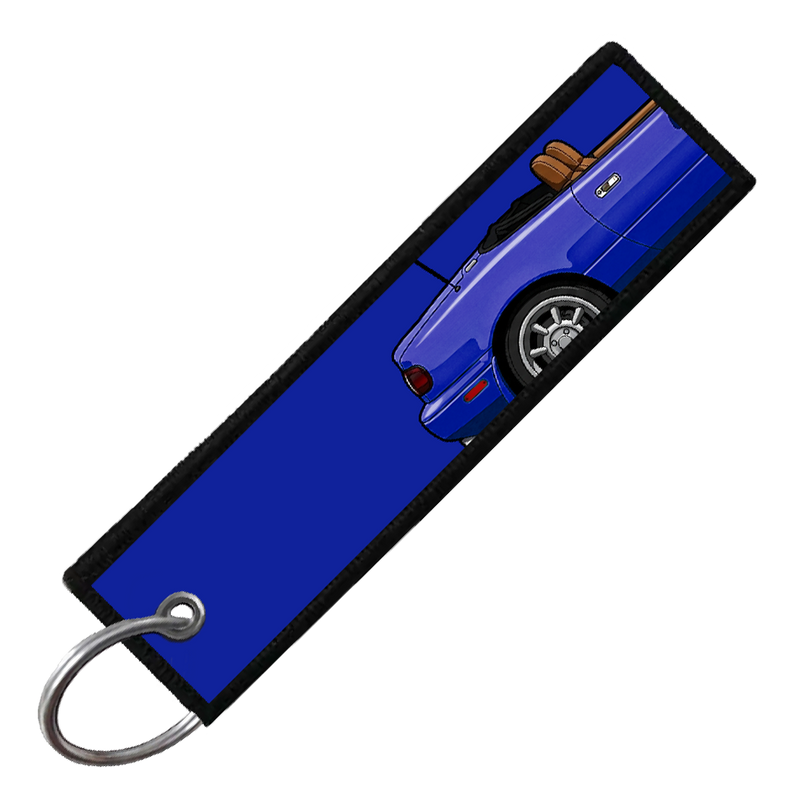 "DARK BLUE MIATA SIDE PROFILE" CUSTOM KEY TAG