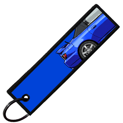 "DARK BLUE S2000 SIDE PROFILE" CUSTOM KEY TAG