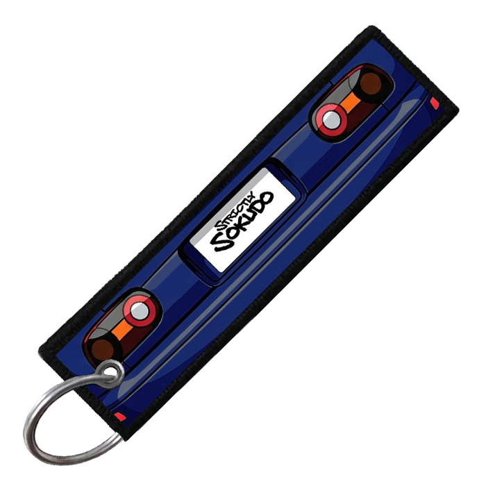 "DARK BLUE MIATA PORTRAIT" CUSTOM KEY TAG