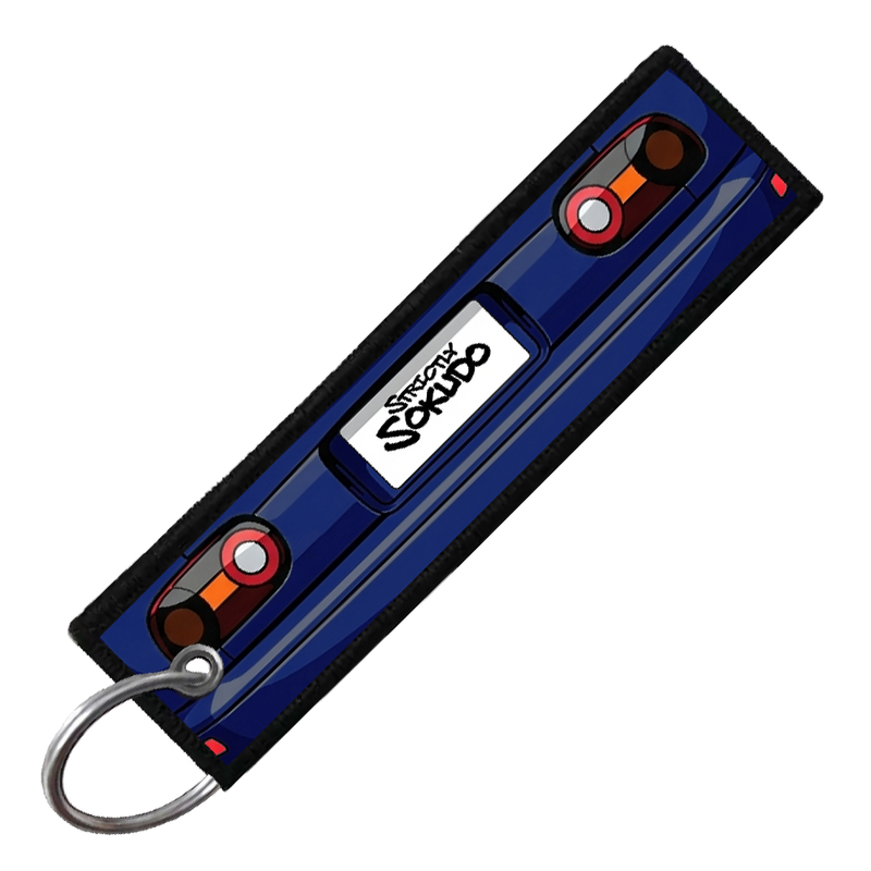 "DARK BLUE MIATA PORTRAIT" CUSTOM KEY TAG
