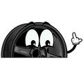 "DARK GUN METAL TE37" RAYS WINDOW PEEKER