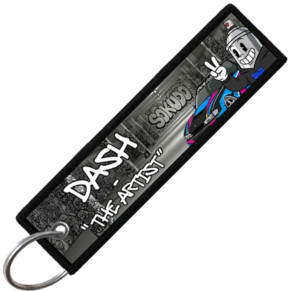 "DASH PROFILE CARD" CUSTOM KEY TAG