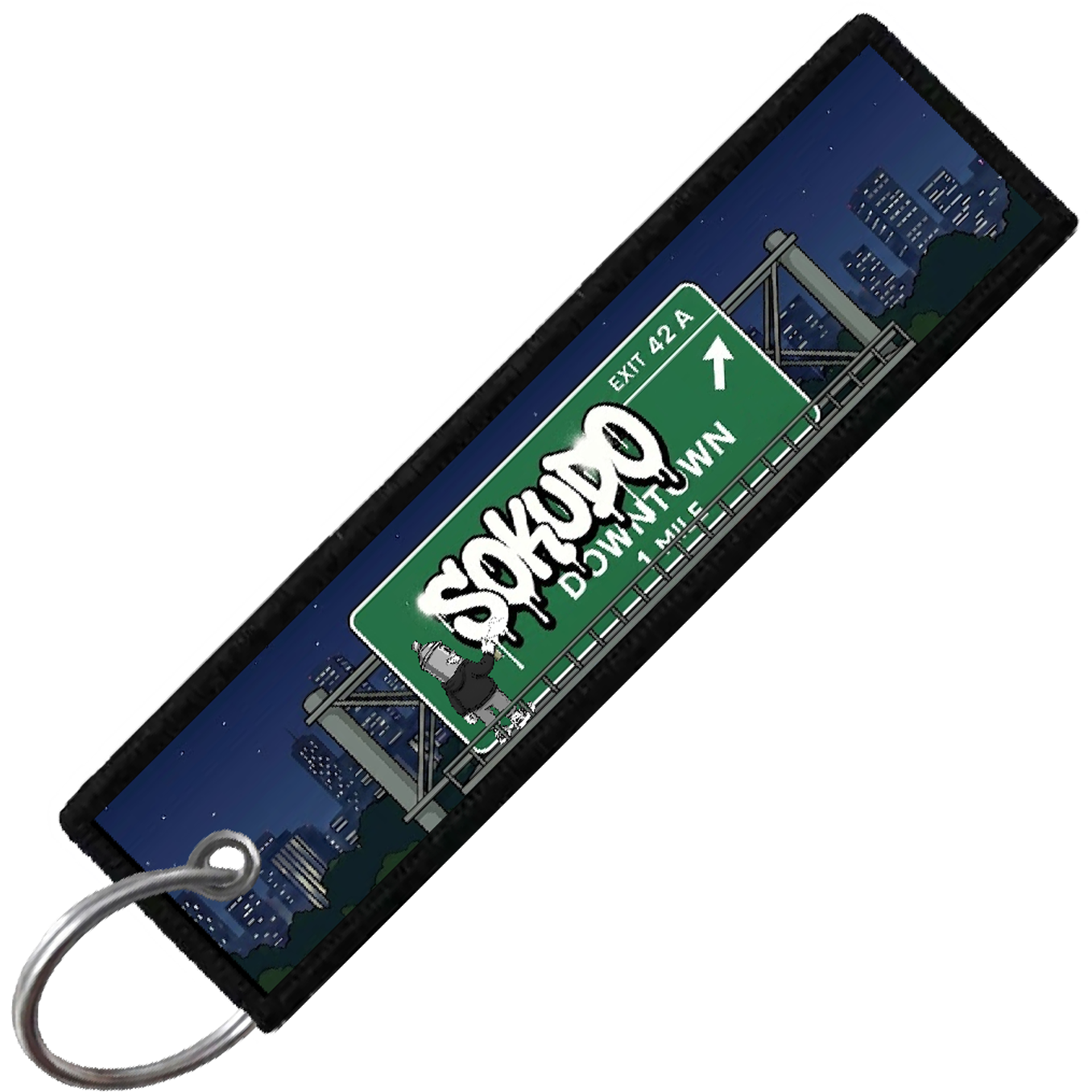 "DASH TAGGING HIGHWAY" CUSTOM KEY TAG