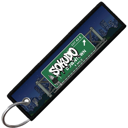 "DASH TAGGING HIGHWAY" CUSTOM KEY TAG