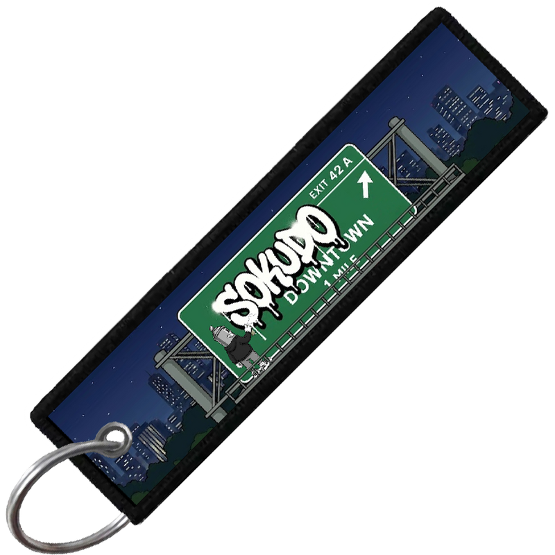 "DASH TAGGING HIGHWAY" CUSTOM KEY TAG