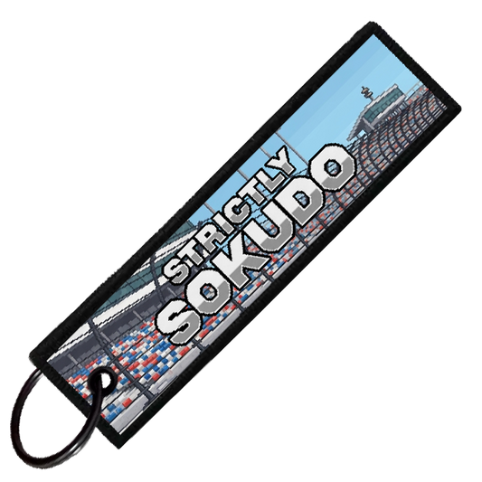 "DAYTONA SPEEDYWAY 8-BIT TRACK" CUSTOM KEY TAG