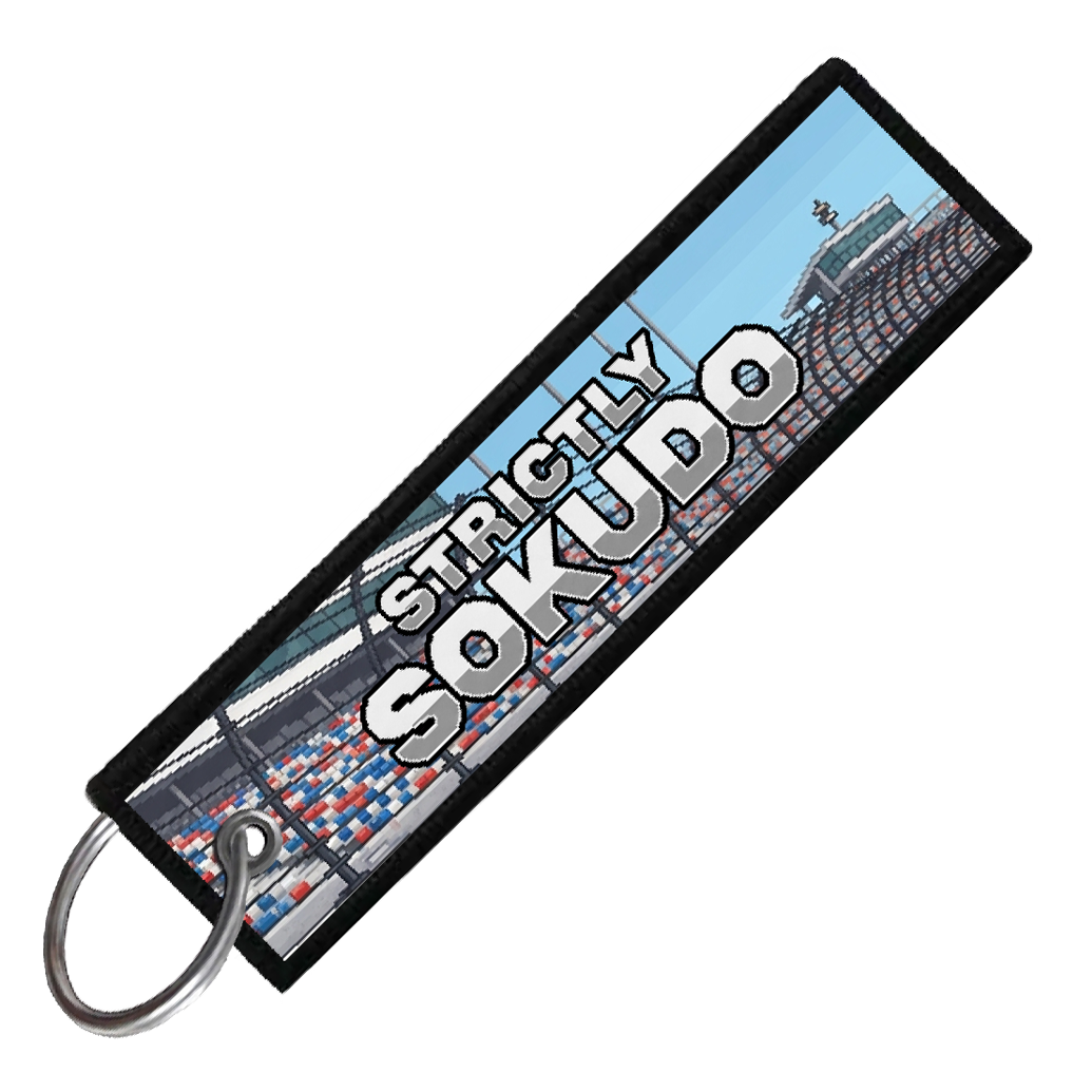 "DAYTONA SPEEDYWAY 8-BIT TRACK" CUSTOM KEY TAG