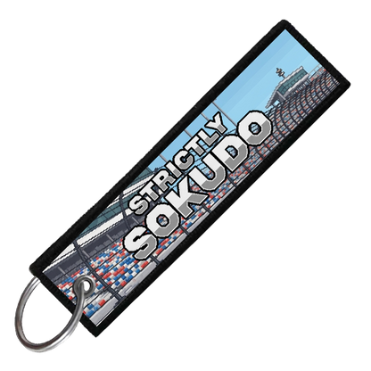 "DAYTONA SPEEDYWAY 8-BIT TRACK" CUSTOM KEY TAG
