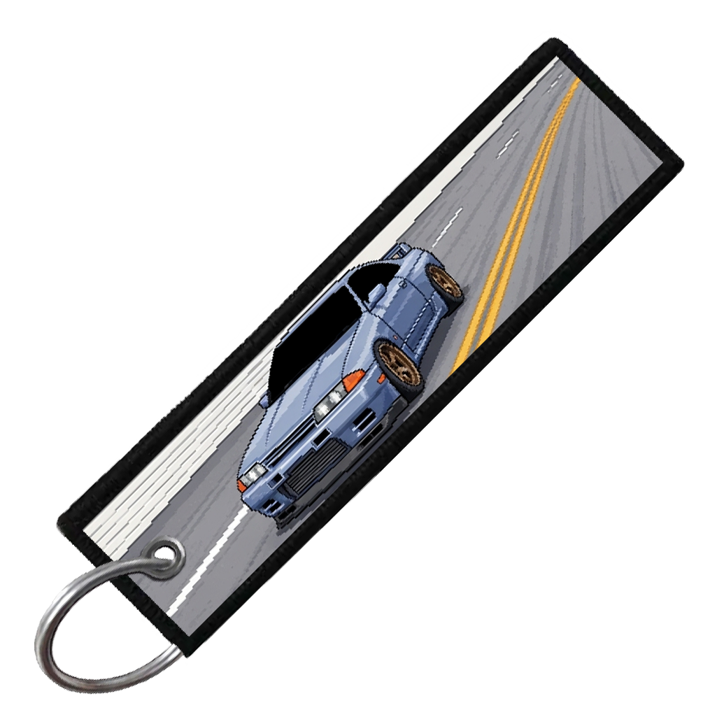 "DAYTONA SPEEDYWAY 8-BIT TRACK" CUSTOM KEY TAG