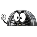 "DIAMOND BLACK LM" BBS WINDOW PEEKER