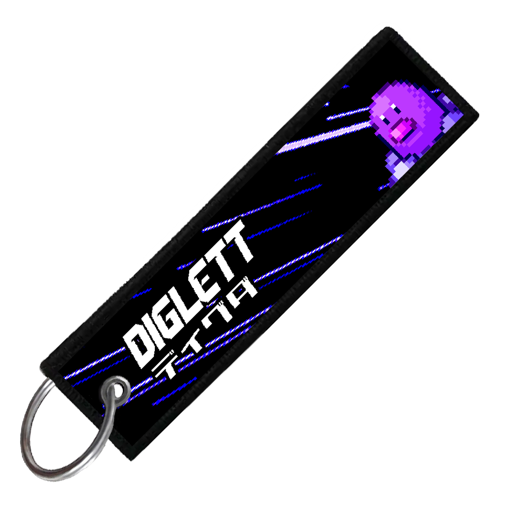 "JAPANESE DIGLETT" CUSTOM KEY TAG