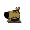 "DRAKE" CHILL GUY WINDOW PEEKER