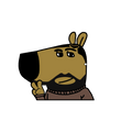 "DRAKE" CHILL GUY WINDOW PEEKER