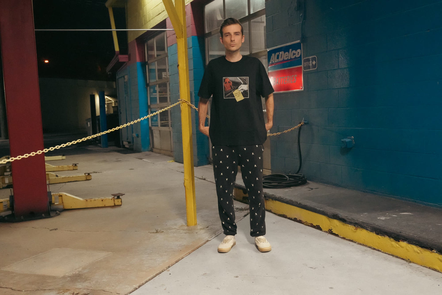 Shitty Pop Tune hoodie - lifestyle, night garage