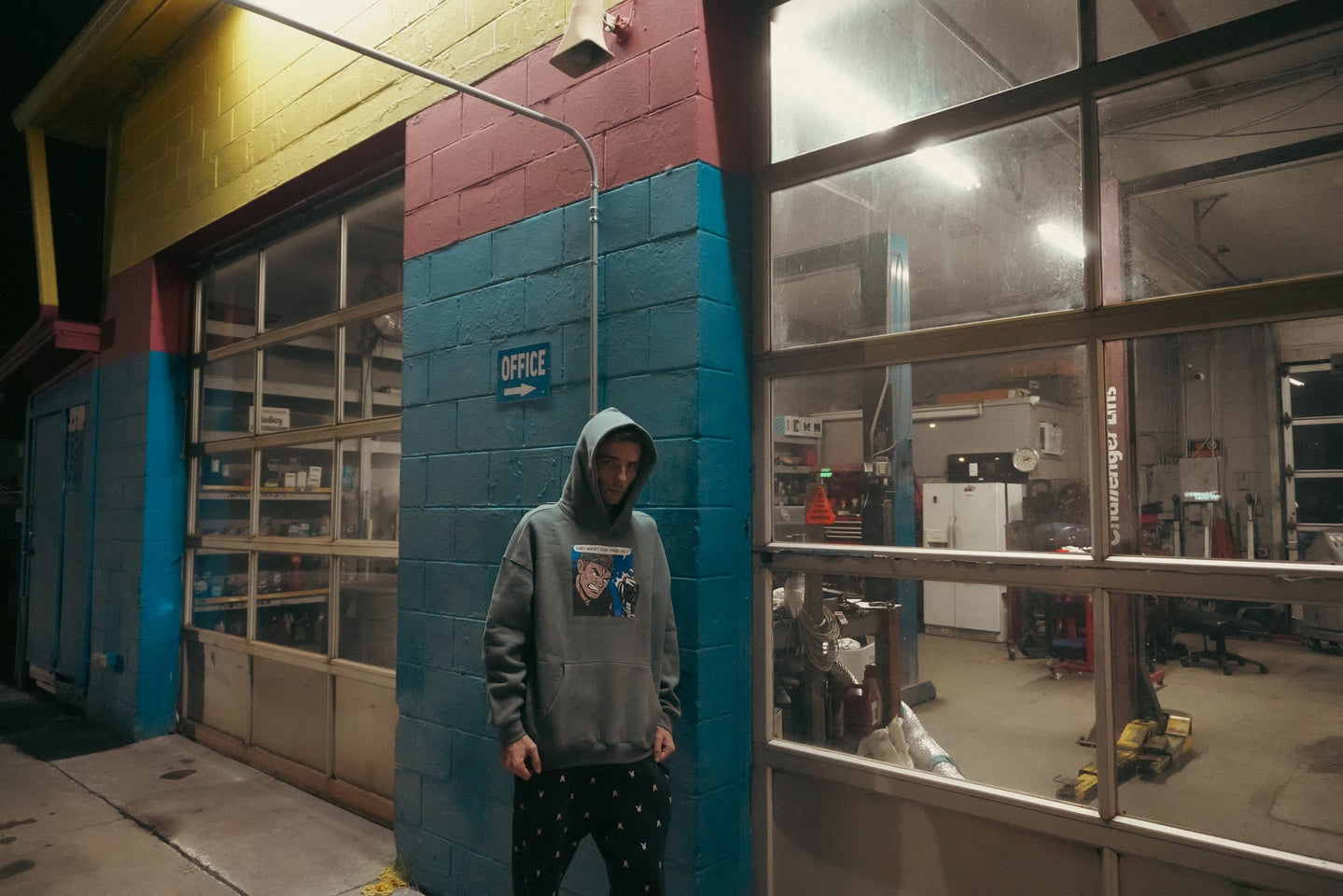 What If I Lowballed hoodie - lifestyle, gas station