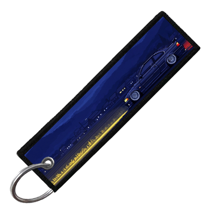 "E46 PIXEL SIDE PROFILES" CUSTOM KEY TAG