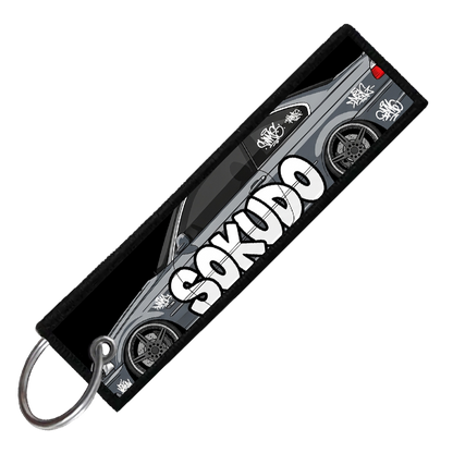 "BMW E46 GRAFFITI GARAGE" Custom Key Tag