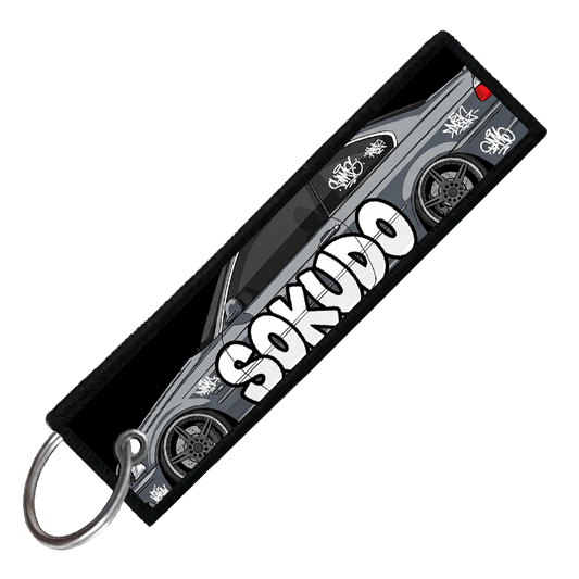 "BMW E46 GRAFFITI GARAGE" Custom Key Tag