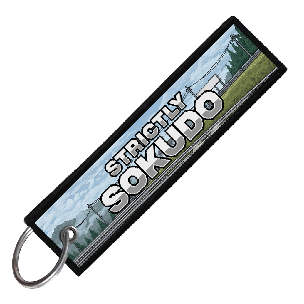 "EBISU CIRCUIT 8-BIT DRIFTERS" CUSTOM KEY TAG