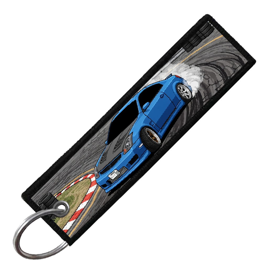 "EBISU CIRCUIT 8-BIT DRIFTERS" CUSTOM KEY TAG