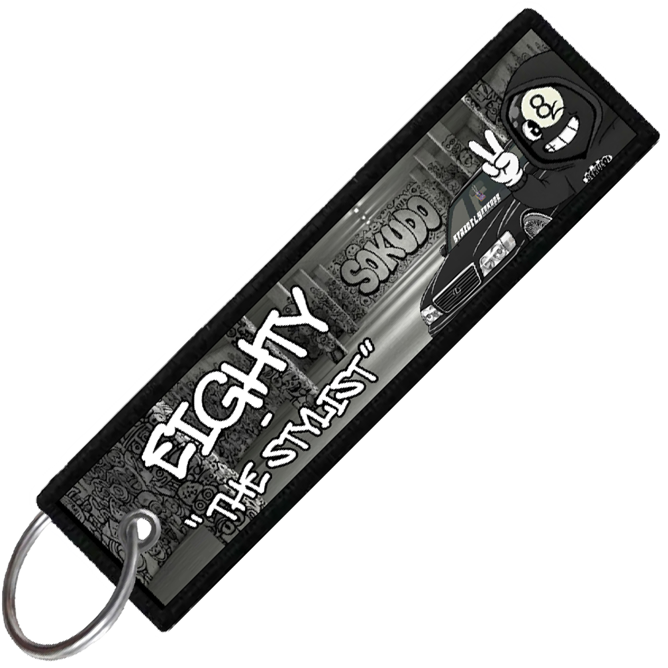 "EIGHTY PROFILE CARD" CUSTOM KEY TAG