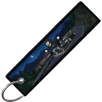 "EIGHTY'S MIDNIGHT SPOT" CUSTOM KEY TAG