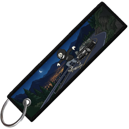 "EIGHTY'S MIDNIGHT SPOT" CUSTOM KEY TAG