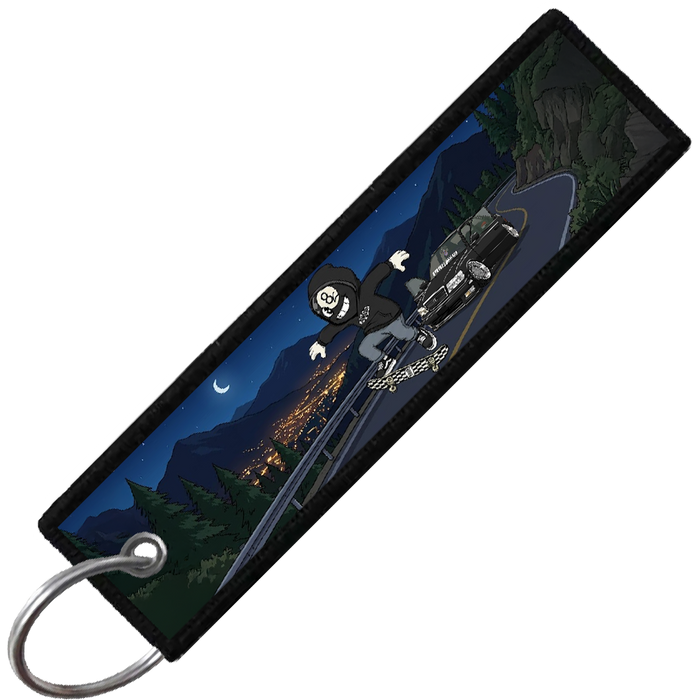 "EIGHTY'S MIDNIGHT SPOT" CUSTOM KEY TAG