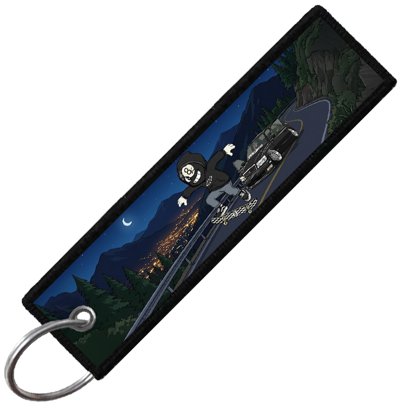 "EIGHTY'S MIDNIGHT SPOT" CUSTOM KEY TAG