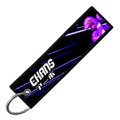"JAPANESE EKANS" CUSTOM KEY TAG