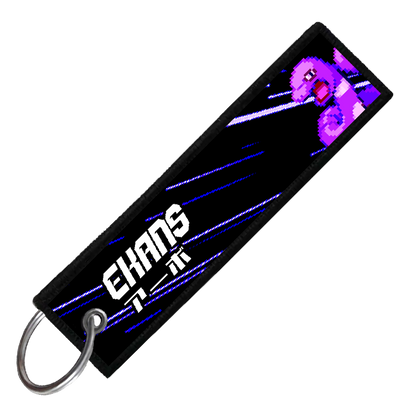"JAPANESE EKANS" CUSTOM KEY TAG