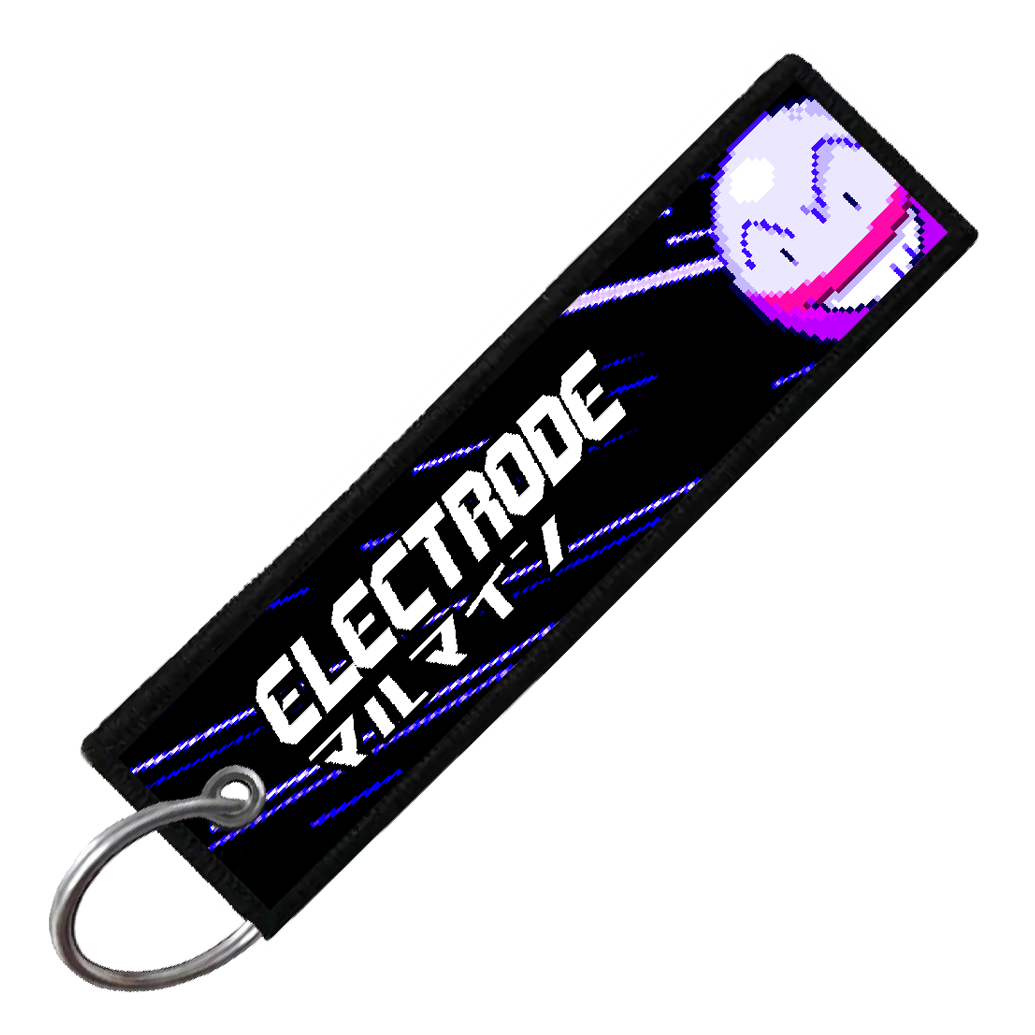 "JAPANESE ELECTRODE" CUSTOM KEY TAG